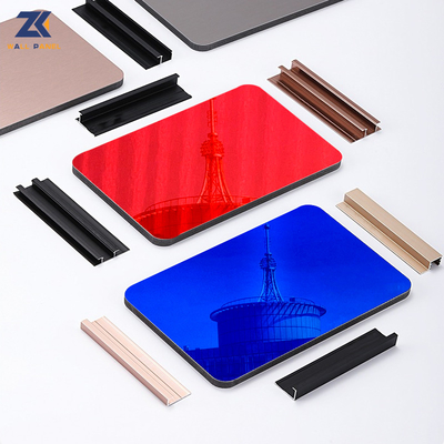 คุณภาพ Mirror Finish ถ่านไม้ไผ่ไฟเบอร์บอร์ด Wallboard ทนต่อการขีดข่วน โรงงาน