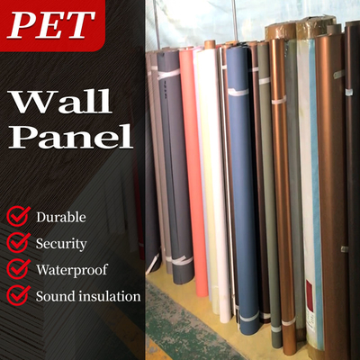 คุณภาพ แผ่นผนังหินอ่อน PVC ถ่านไม้ไผ่ PET เป็นมิตรกับสิ่งแวดล้อม โรงงาน